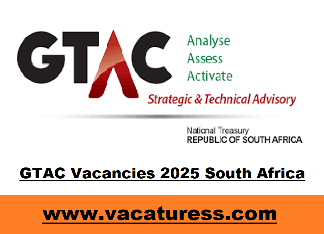 GTAC Vacancies 2025 South Africa