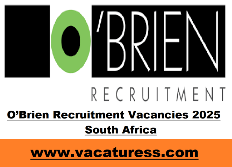 O’Brien Recruitment Vacancies 2025 South Africa