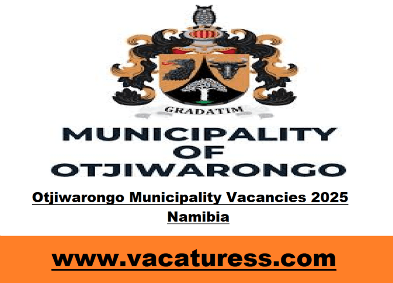 Otjiwarongo Municipality Vacancies 2025 Namibia