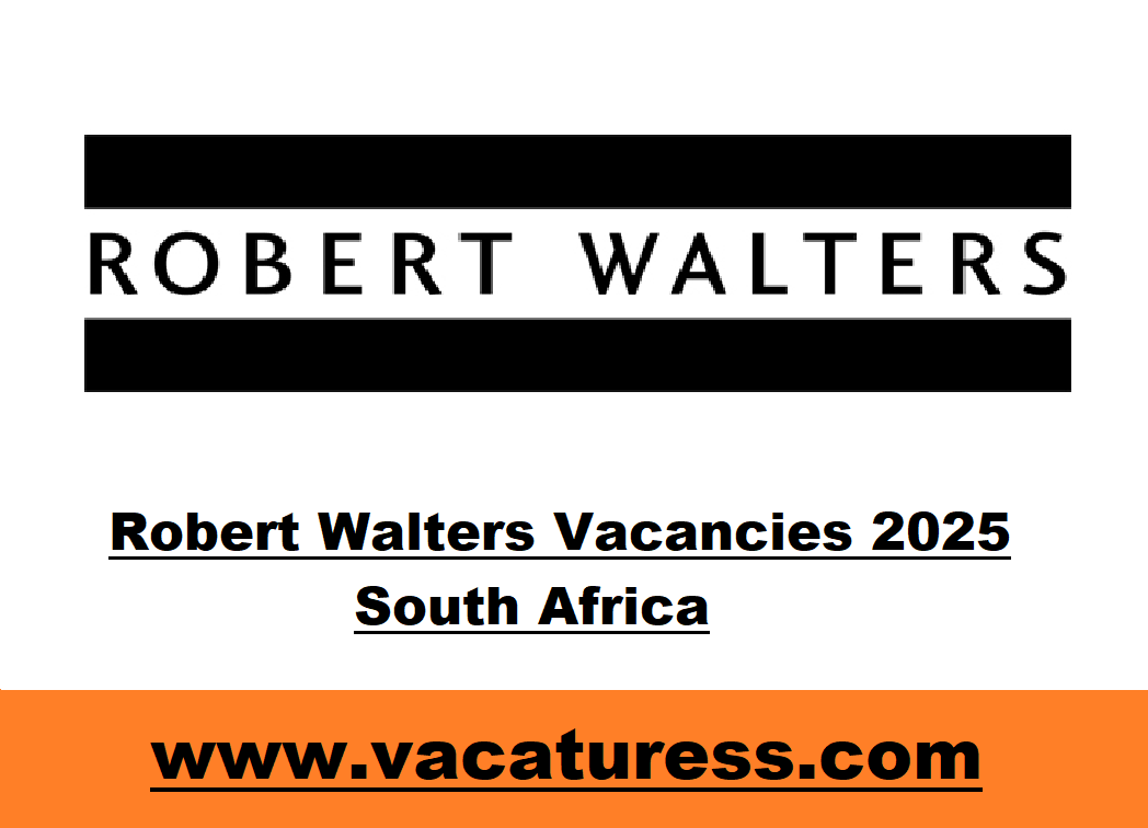 Robert Walters Vacancies 2025 South Africa