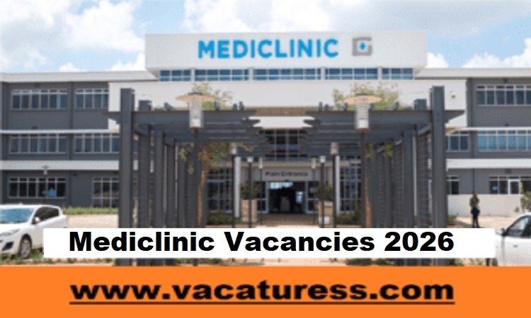 Mediclinic Vacancies 2026
